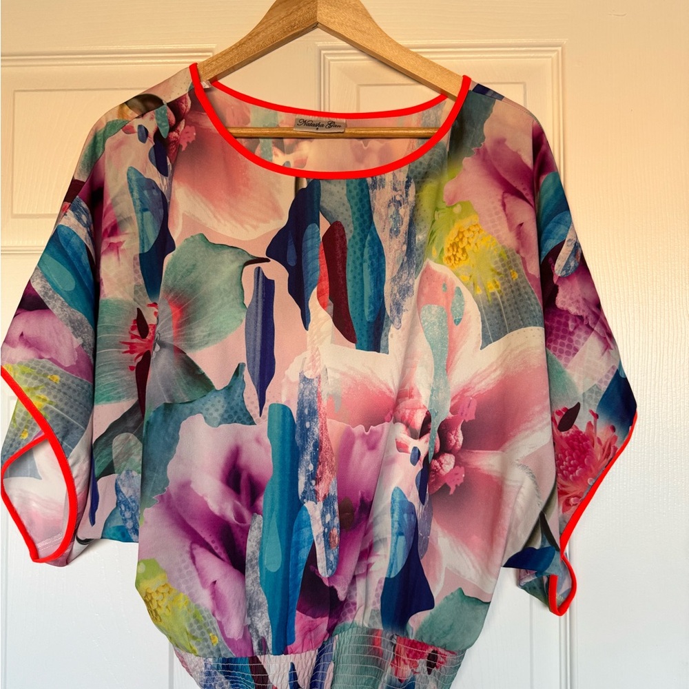 Floral Multicolor Women's Top